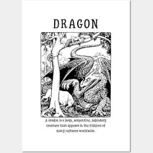 Mythical Creatures Dragon Posters and Art